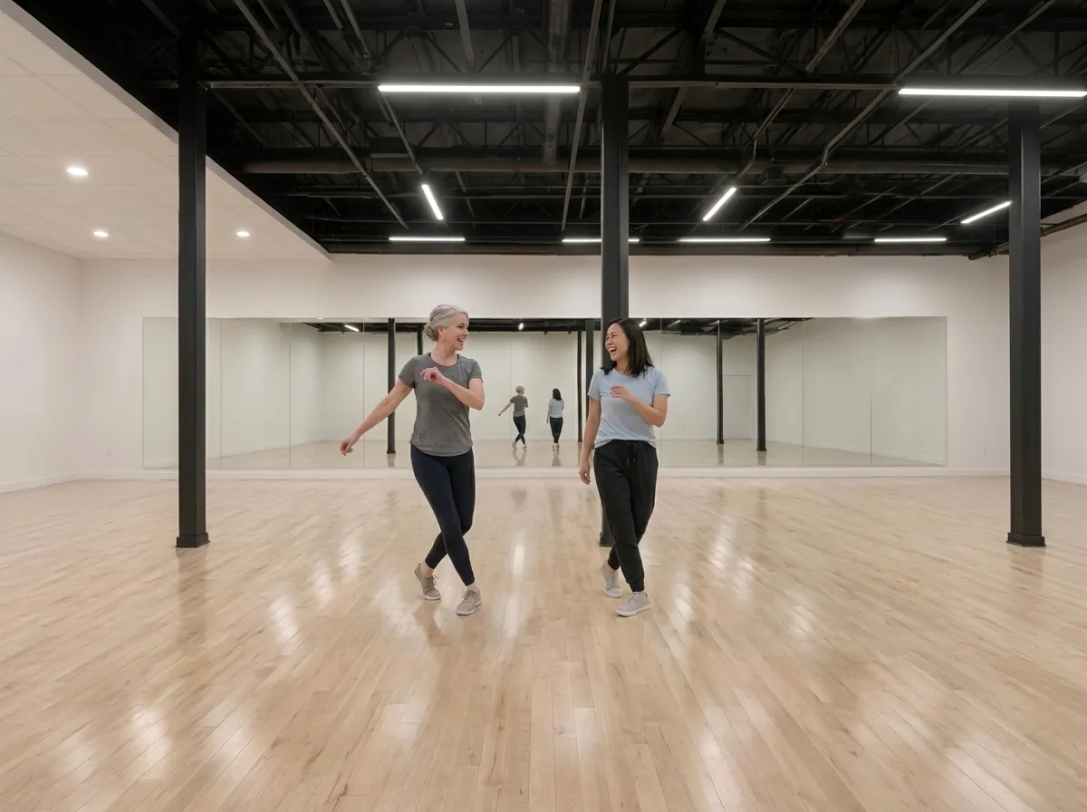 Instructor demonstrating quickstep technique to a student