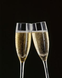 champagine glasses