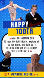 Dick Van Dyke 100th Birthday: 10 Life Lessons That Prove You’re Never Too Old to Dance - Dance Studio Dick Van Dyke smiling and dancing at age 100, celebrating with joy and grace.