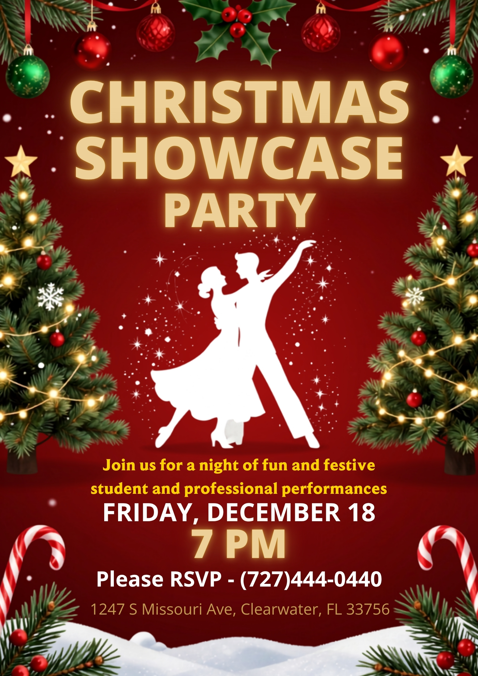 Christmas Showcase Party - Dance Competition Near Me - Studio Events