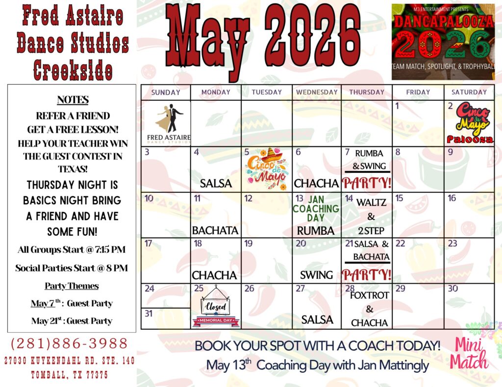 Creekside 2026 Calendar print 4 - Dance - Creekside