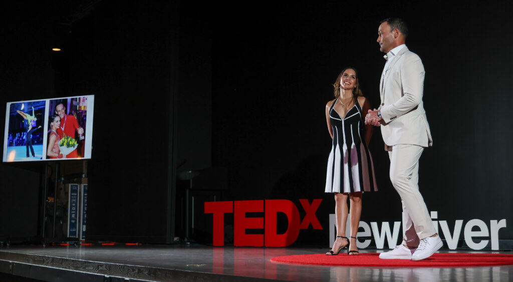 Award-winning dancers speak at TEDx New River on September 24th, 2024, in Ft Lauderdale, FL. (Photo by: James McEntee)
