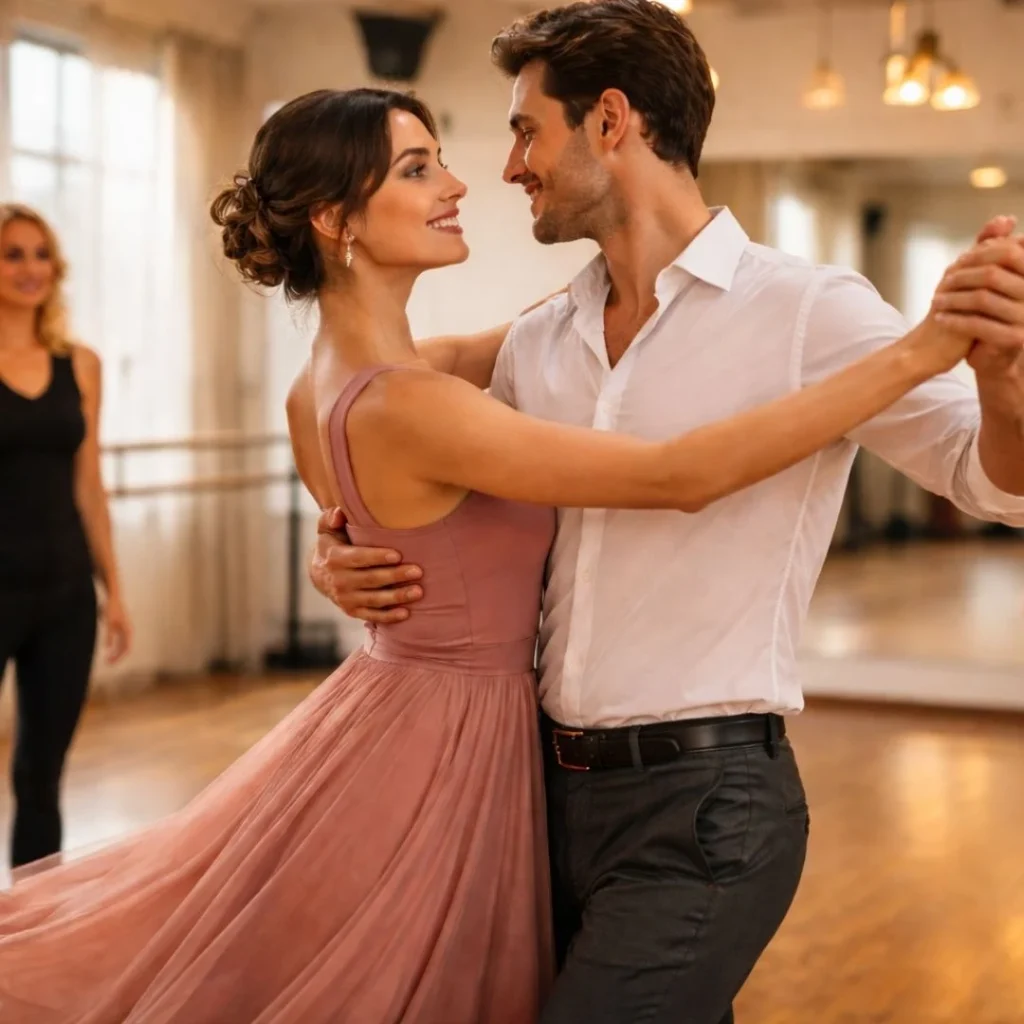 Key benefits of Waltz are stress reduction, building confidence, and improving posture.