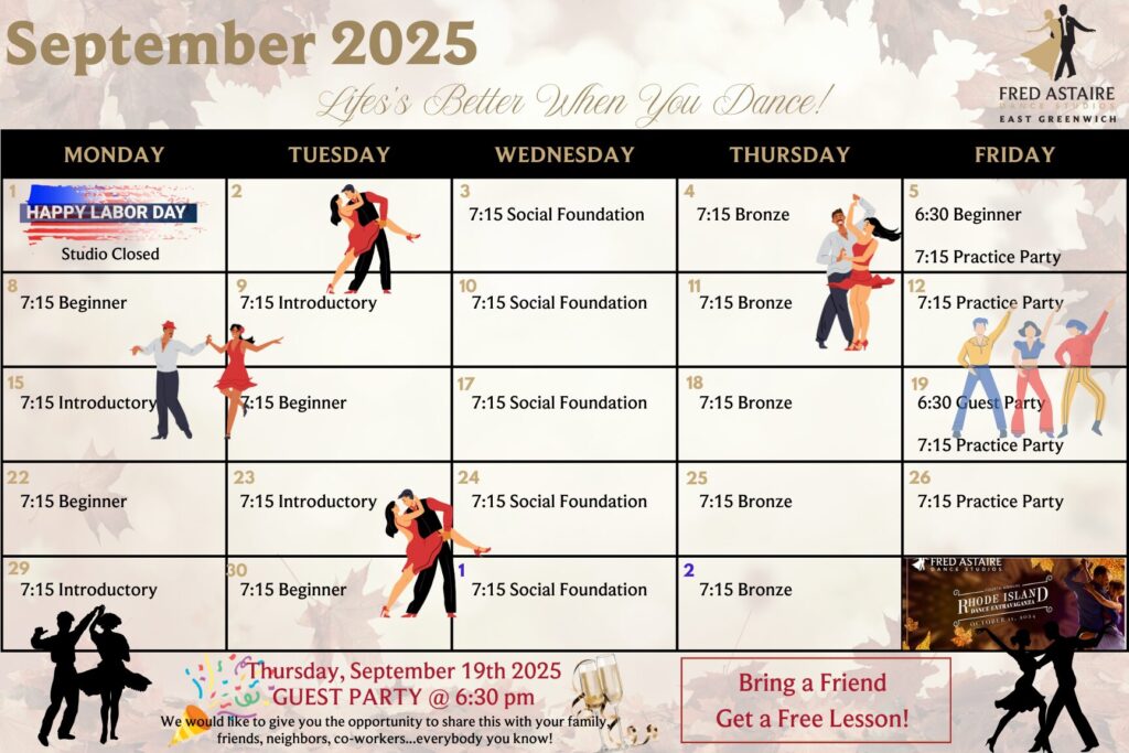 September calendar of activities