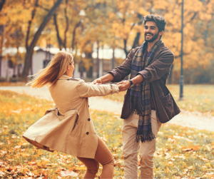 Fall Dancing Outdoors
