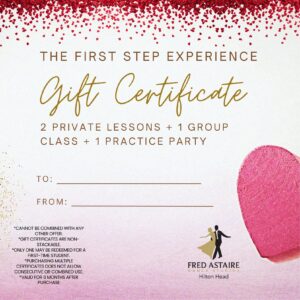 The First Step Experience: 2 Private Lessons