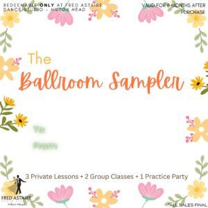 The Ballroom Sampler: 3 Private Lessons