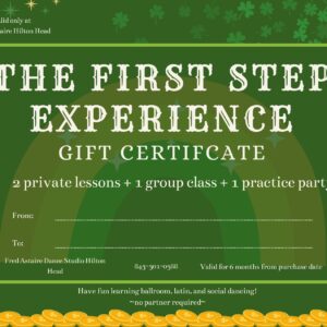 The First Step Experience: 2 Private Lessons