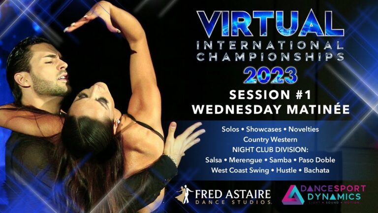 Video Thumbnail: 2023 Fred Astaire Virtual Dance Competition: Session 1 - Solos & Night Club Division