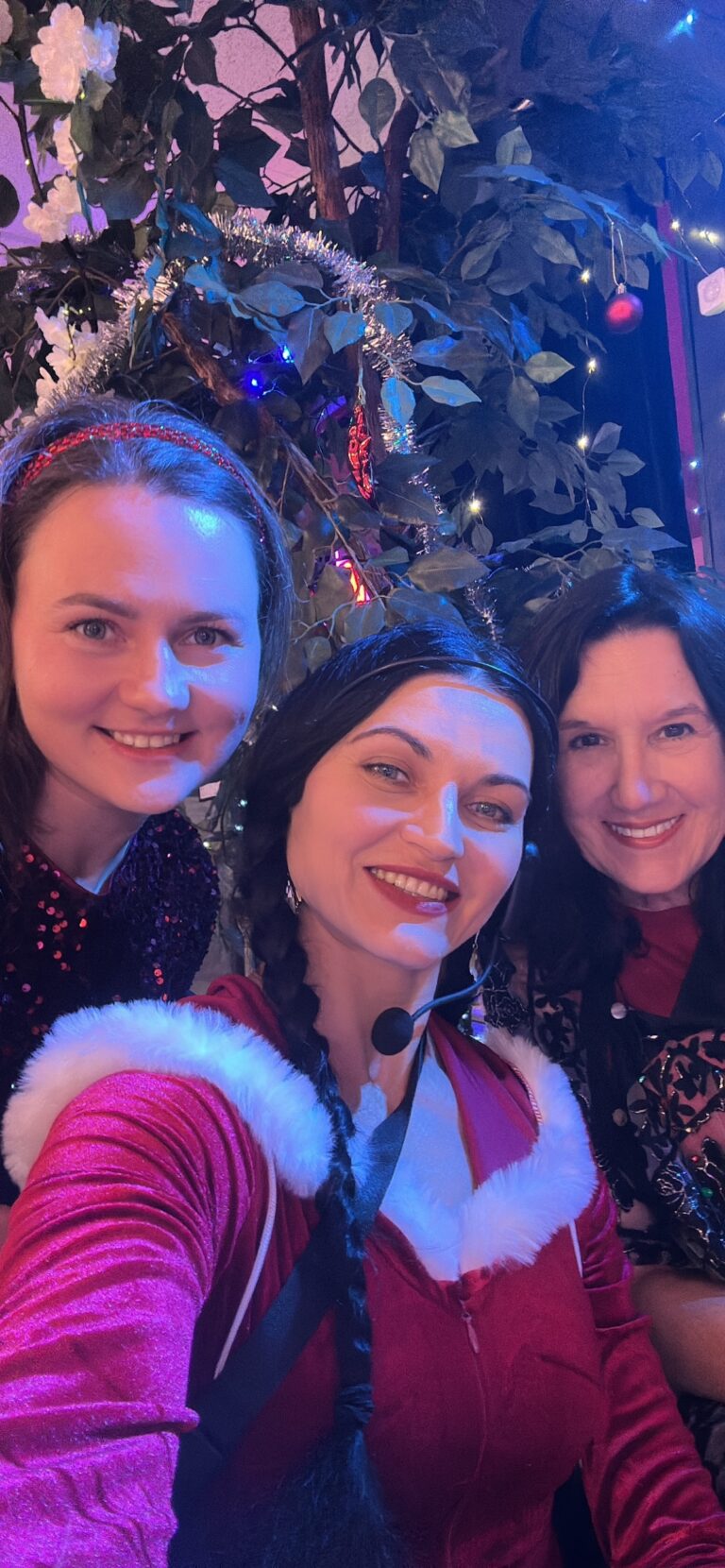 Christmas Party Debbi and Nadia