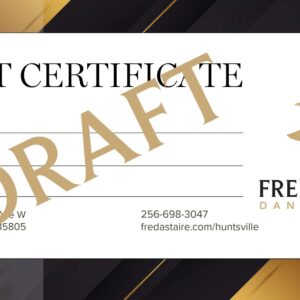 $600 Gift Certificate