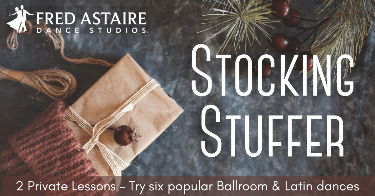 Defy the limits of the stocking stuffer with this introduction to partner dancing!  Let this tiny package unleash the vast world of movement and connection for your loved ones this holiday season.

*Valid for single/couples. New students only.