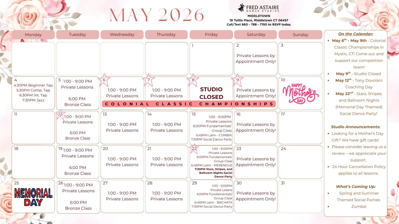 May Calendar