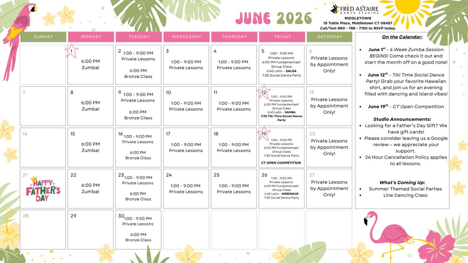 June 2026 Calendar