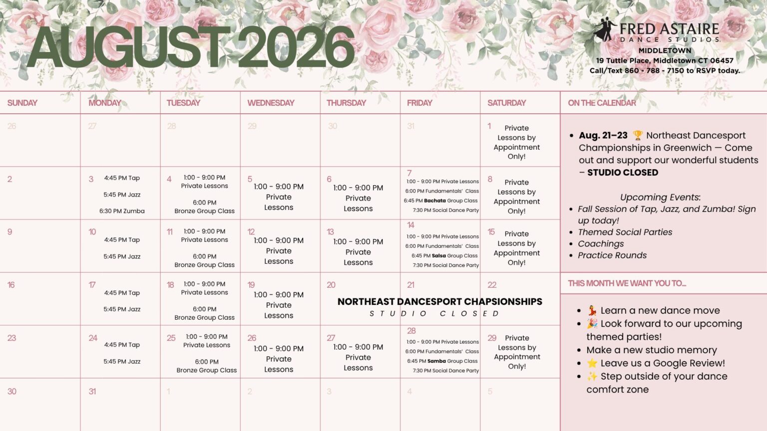 August 2026 Calendar