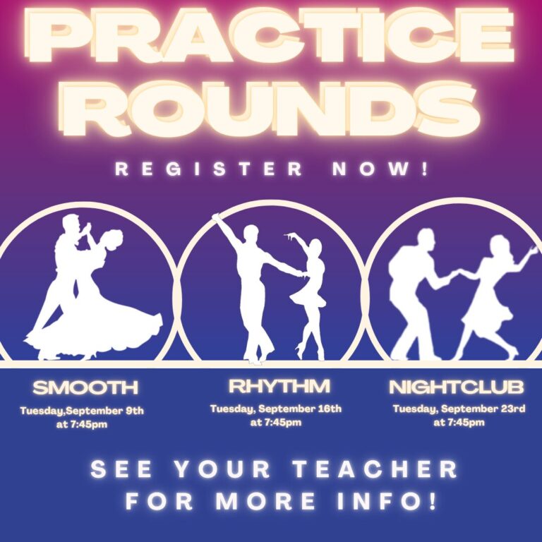 3 Practice Rounds dates