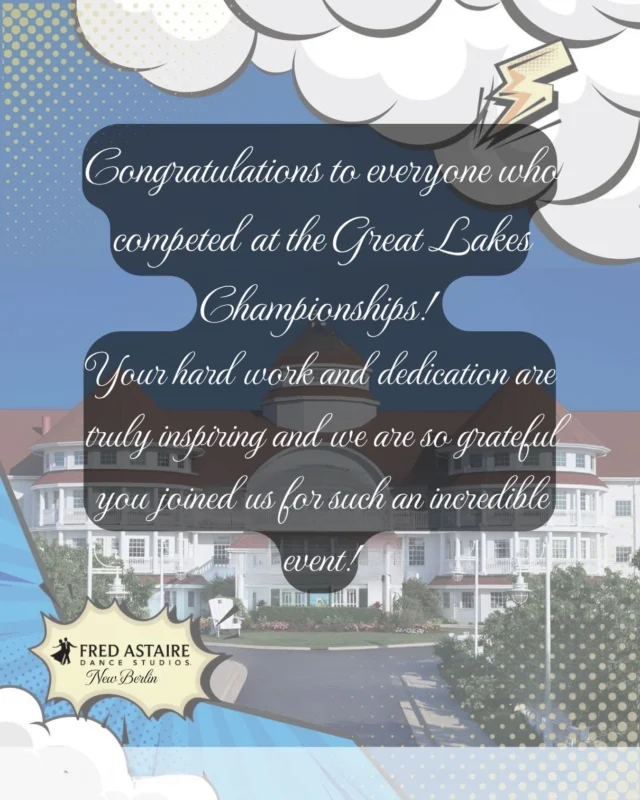 Hope you’re resting like a champ 🏆  #fredastairedancestudios #fadsgreatlakeschampionships #newberlin #congratulations #restupforthenextone
