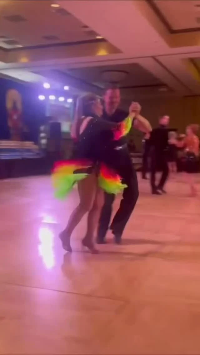 That rhythm day energy, though! 🥵  #fredastairedancestudios #fadsgreatlakeschampionships #newberlin #ballroomdancecompetition #rhythm