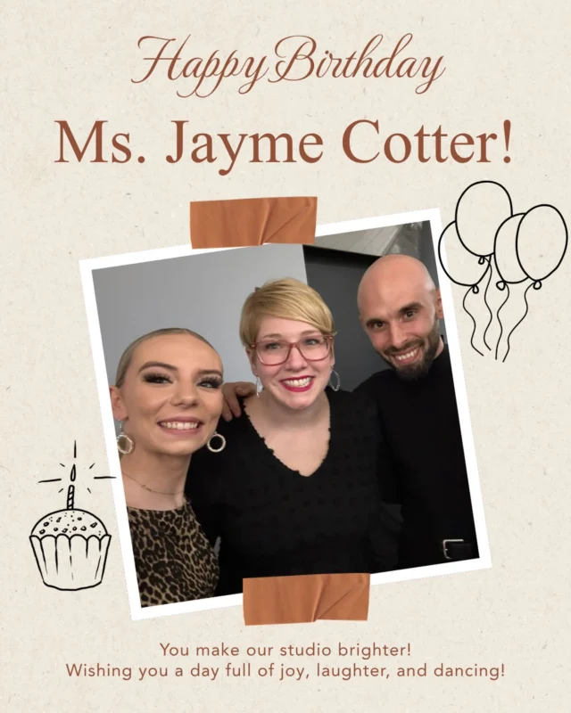 Happy birthday, Ms. Jayme Cotter! Wishing you the most lovely day! 🎈  #fredastairedancestudios #newberlin #happybirthday #ballroomdance #celebrate
