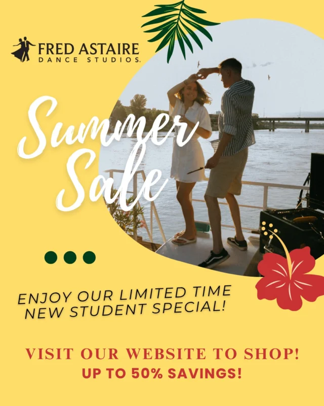 ☀️🔥 Looking to make your summer sizzle with something new? 🔥☀️  We’ve got just the thing — our Summer Dance Deal! 💃🕺  Whether you’re trying something new, looking for a fun date night, or ready to pick up a new hobby, now is the perfect time to step onto the dance floor.  ✨ No experience needed
✨ No partner required
✨ Fun, welcoming environment  👉 Don’t miss out — grab your summer deal and start dancing today! https://www.fredastaire.com/newberlin-wi/intro-package-sale/  #summervibes #BeginnerDance #DanceSpecial #FredAstaireWisconsin #ShopNow #dance #ballroomdance #bestinballroom #fredastairedancestudios #wisconsin #lifesbetterwhenyoudance #shoponline #dancediscount #discountondance #fadswisconsin #beginnerswelcome #nopartnernecessary #noexperiencenecessary #DanceWithUs