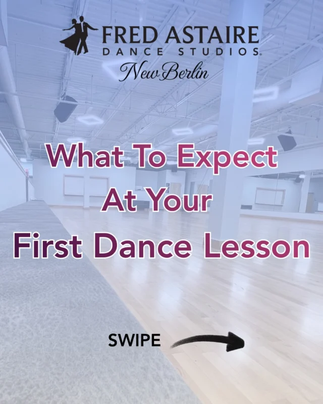 🚨 Spoiler alert: It’s way more fun (and way less scary) than you imagined.  Your first lesson is all about getting to know you, taking things at your pace, and having a great time. No experience or partner necessary, and definitely no pressure. ✨  #fredastairedancestudios #newberlinwi #ballroomdancelessons #firstdancelesson #nobettertimethannow