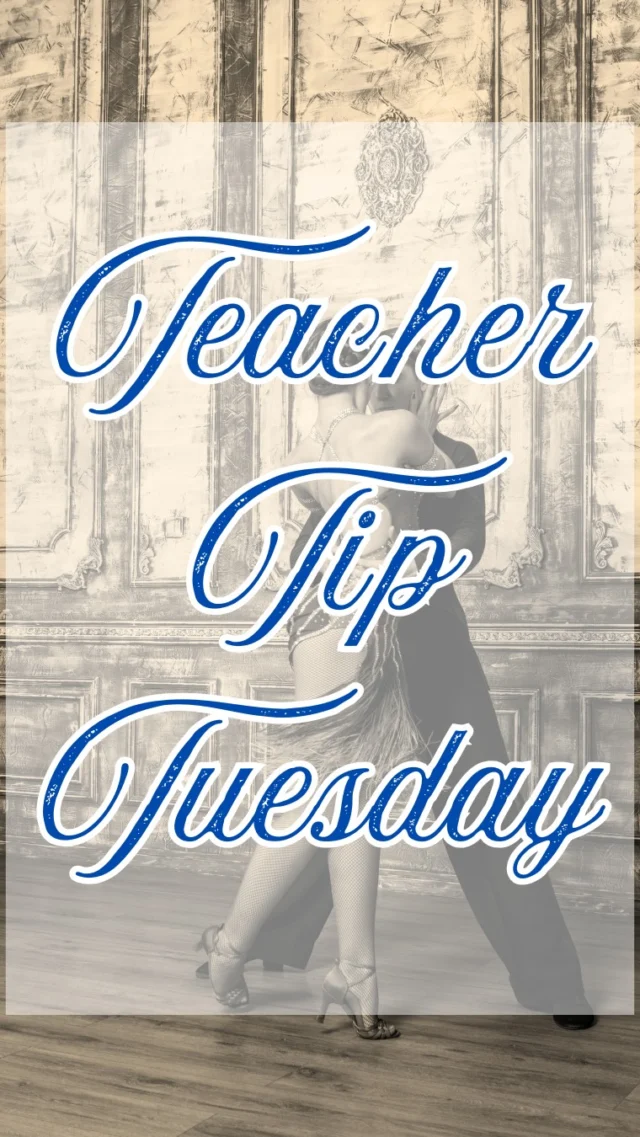 Teacher Tip Tuesday! ✨  🩵 Thinking about starting?
💙 Already dancing?  No matter where you are on your dance journey, we’ve got a tip for you.  #fredastairedancestudios #newberlinwi #ballroomdancelessons #practicemakesprogress #teachertip