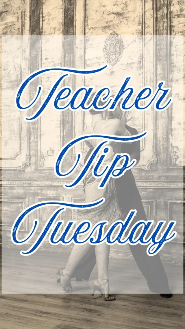 Teacher Tip Tuesday! ✨  🩵 Thinking about starting?
💙 Already Dancing?  No matter where you are on your dance journey, we’ve got a tip for you.  #fredastairedancestudios #newberlinwi #ballroomdancelessons #practicemakesprogress #teachertip