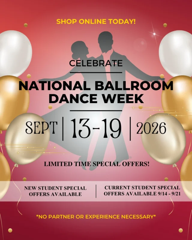 ✨💃 It’s one of the most wonderful times of the year! 🕺✨  It’s National Ballroom Dance Week, and boy… do we have the deals for you! 🎉🔥  Whether you’re a new student or a current student, there’s something for everyone! ❤️ From getting started on your dance journey to taking your dancing to the next level, now is the perfect time to celebrate with a special offer!  🎁 Don’t miss out! Check our website to see what special deals are available and grab yours today ➡️ https://www.fredastaire.com/newberlin-wi/national-ballroom-dance-week-current-students/  Let’s celebrate National Ballroom Dance Week… one dance at a time! 💃🕺✨  #NationalBallroomDanceWeek #fadswisconsin #FredAstaireDanceStudios #LearnToDance #BallroomDance #DanceDeals #LifeIsBetterWhenYouDance #wisconsin #ballroomdance #dance #bestinballroom #lifesbetterwhenyoudance