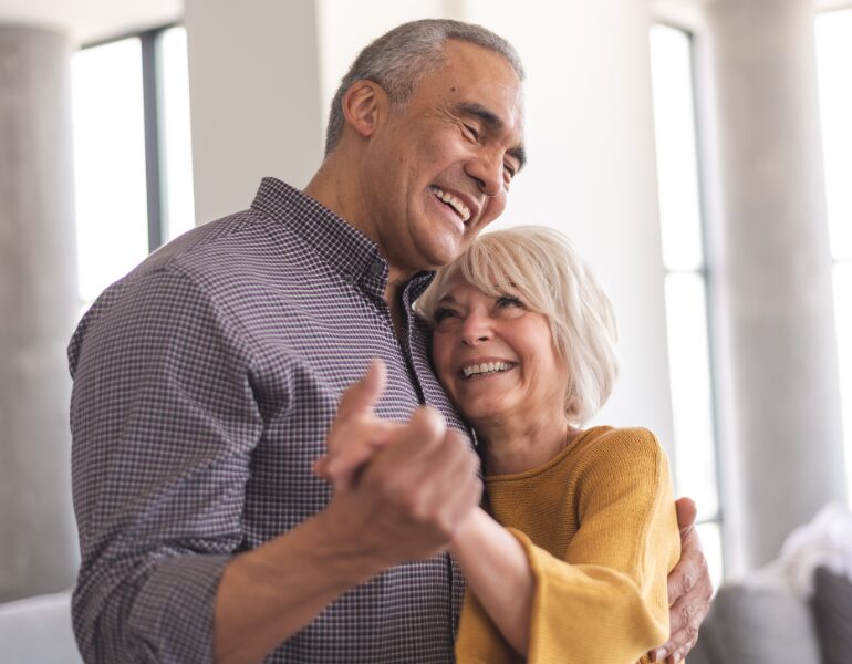 Happy Dancing Couple