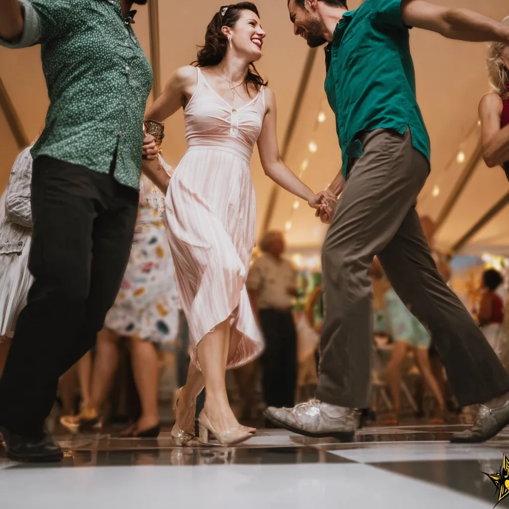 Couples taking west coast swing dance lessons in Raleigh.