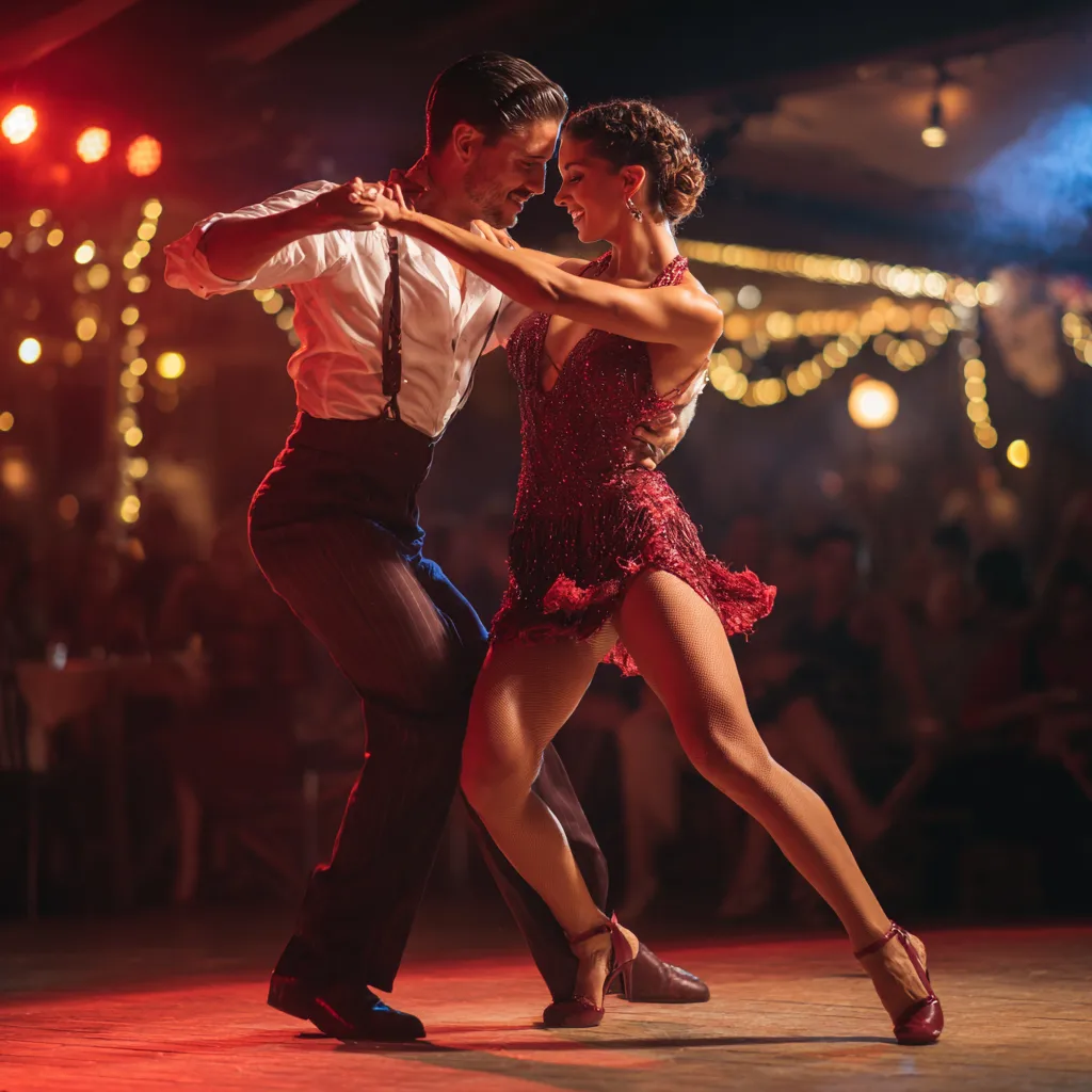 Professional instructors teach cha cha dance lessons in Raleigh.