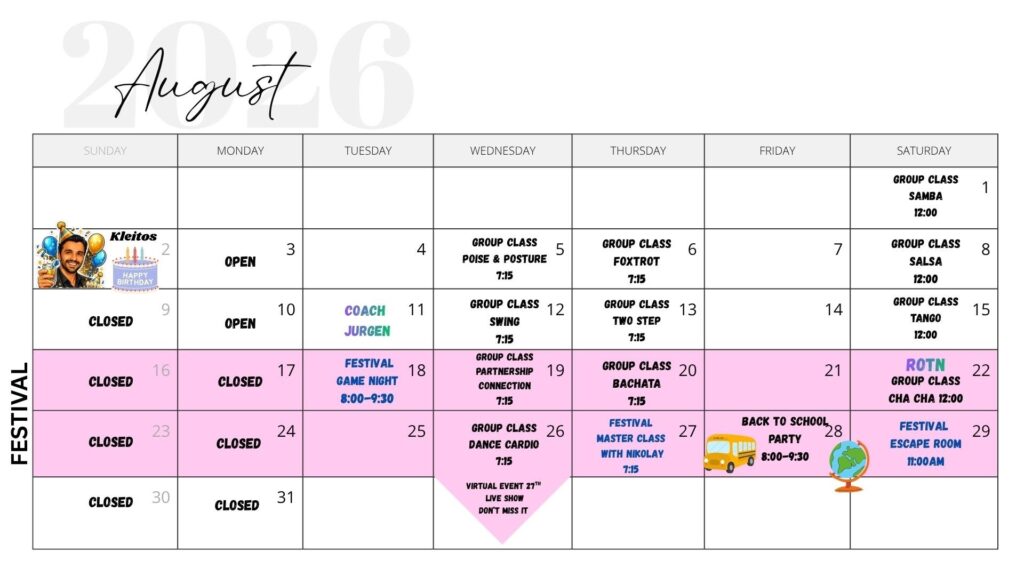 Richmond August 2026 Calendar