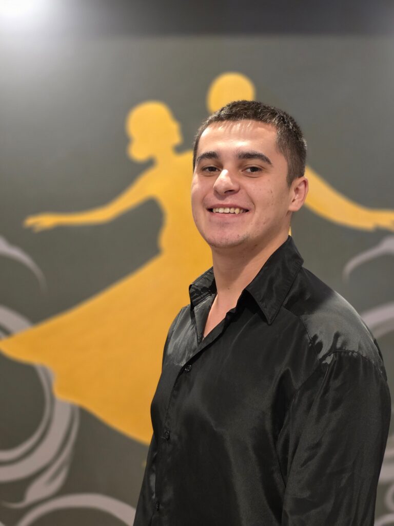 "Artur, professional ballroom and Latin dance instructor in Saratoga Springs NY, teaching adults and kids social dancing, wedding dance lessons, and competitive ballroom coaching."