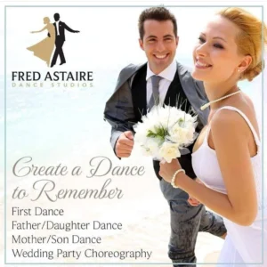 A bride and groom pose together for their wedding, promoting wedding dance lessons in Saratoga Springs for creating a memorable first dance.