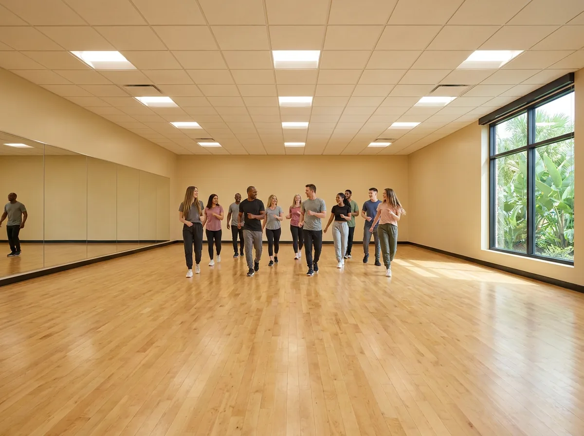 Instructor teaching a student with the Fred Astaire method