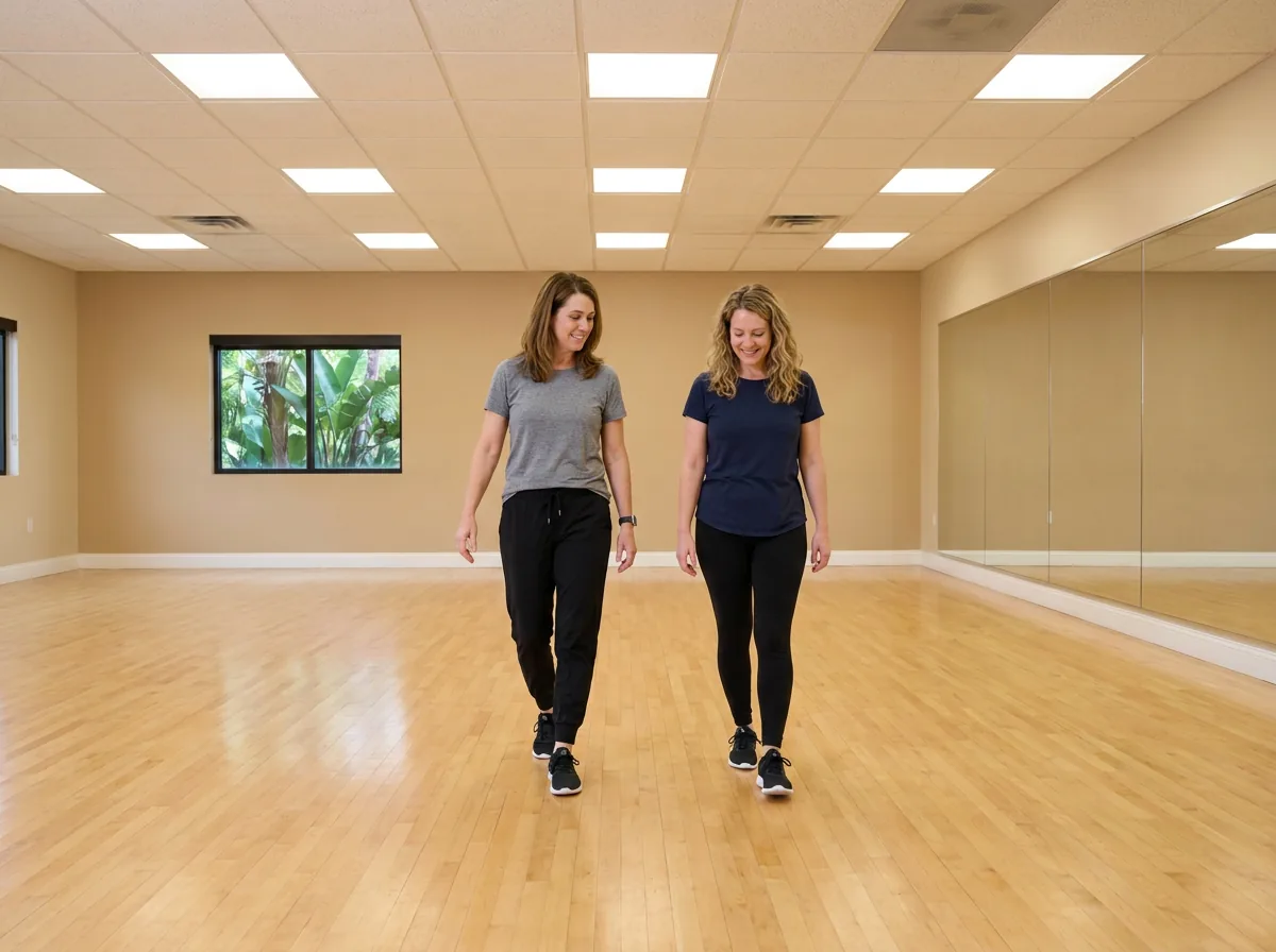 Beginner learning lindy hop basics with an instructor in Solana Beach