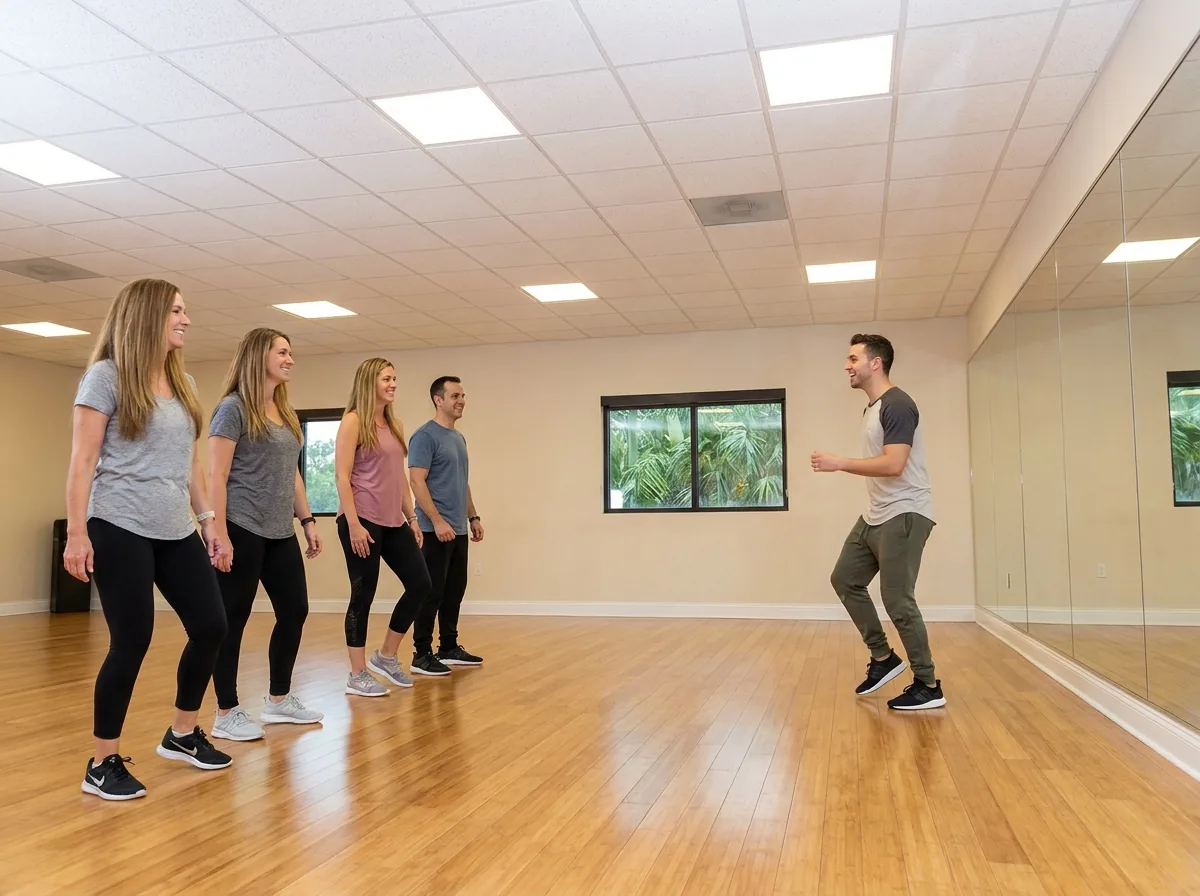 Country two step lessons Solana Beach, instructor demonstrating country two step technique