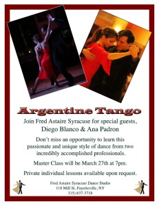 Diego Padron & Ana Padron Argentine Tango at Fred Astaire Syracuse