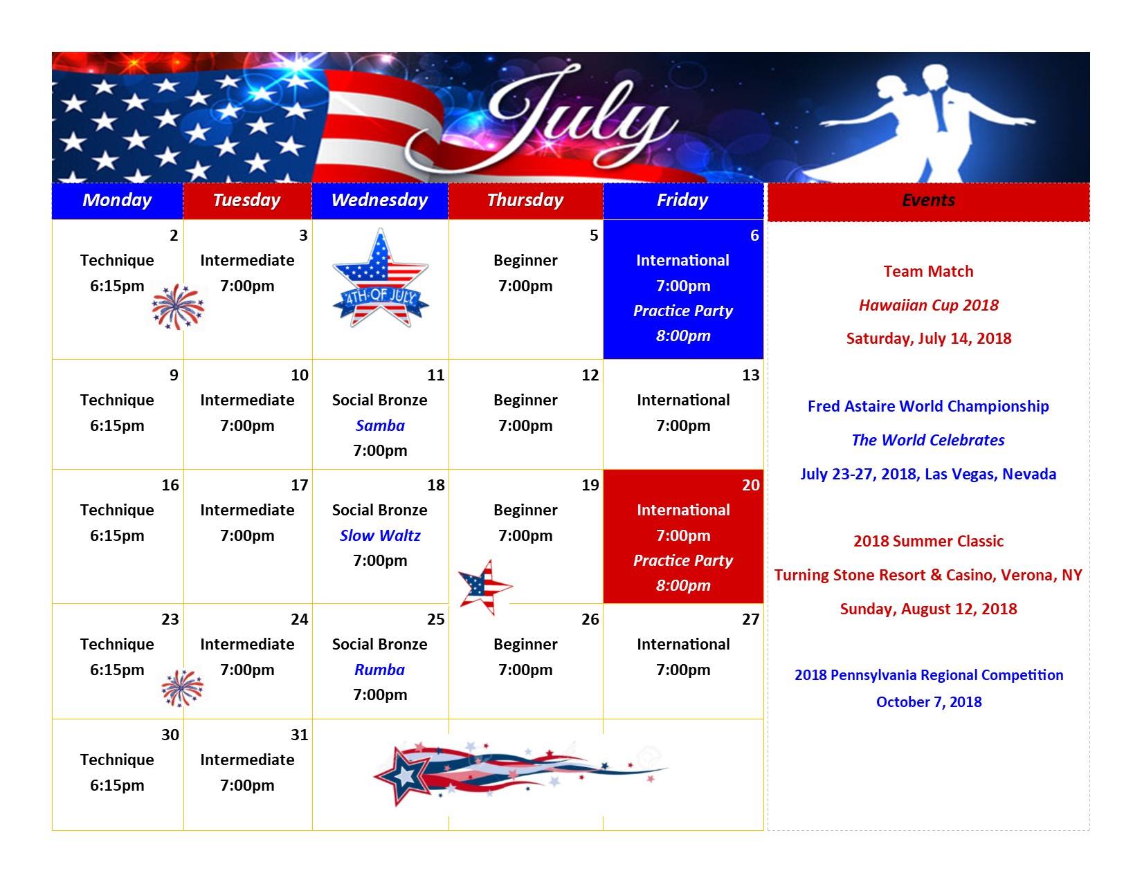 Event Calendar Fred Astaire Dance Studios Of Syracuse