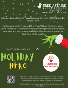 2025 Toy Drive Toy Drive Charity Fred Astaire Wellington Dance Lessons West Palm Beach Holiday Gift Giving West Palm Beach Royal Palm Beach Ballroom Dance Lessons Near Me Adult Dance Lessons