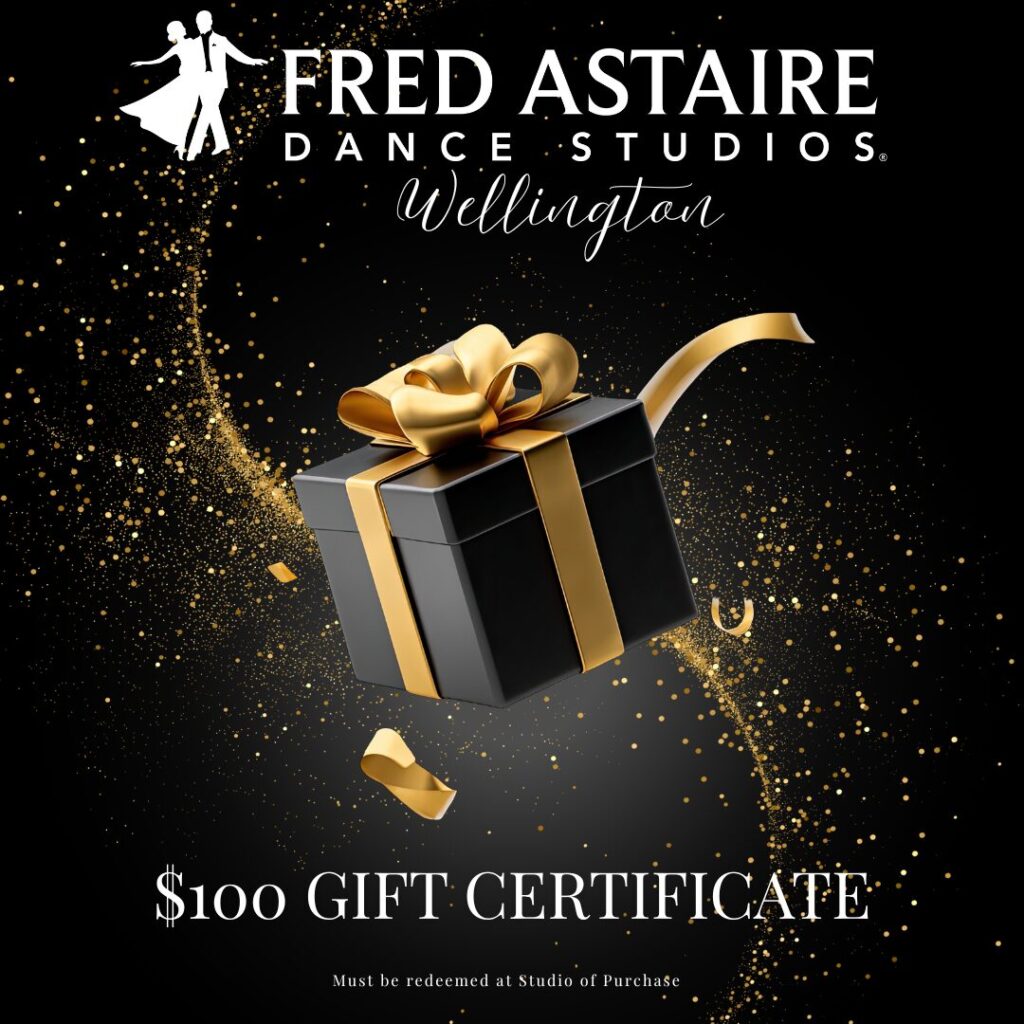 100$ Gift Certificate Dance Lessons Palm Beach Dance Lessons Wellington Gift Certificate