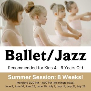 Ballet/Jazz (4 - 6 yrs)