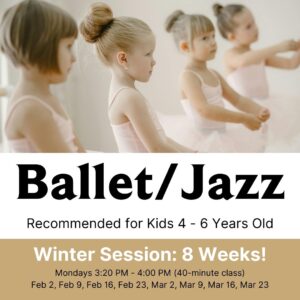 Kids Ballet/Jazz (4 - 6 yrs)