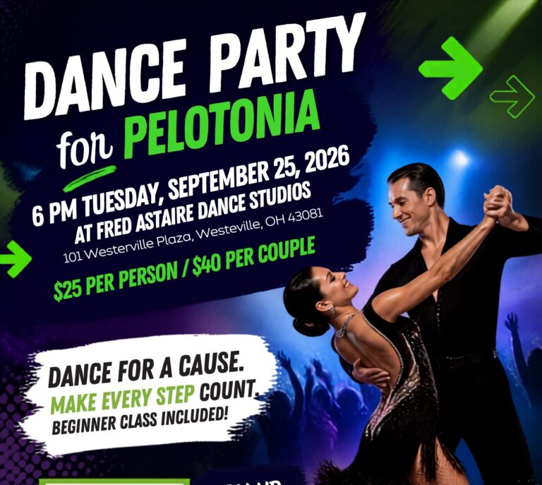 Pelotonia Dance Party flyer