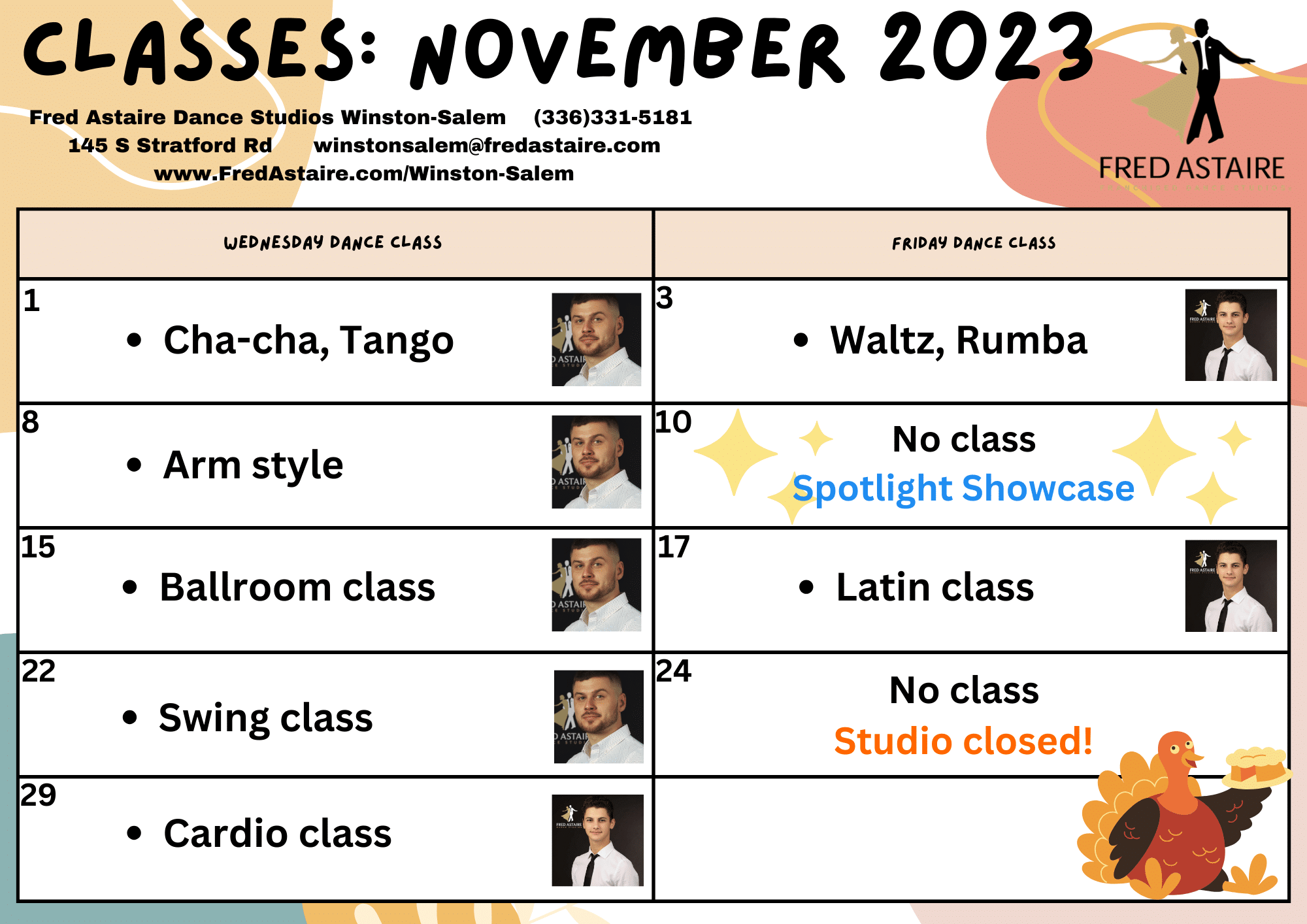 Our Dance Calendar - Winston Salem