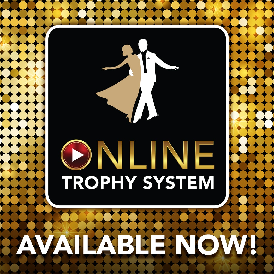 Image that states the online trophy system is available now with hyperlink to the online trophy system video page.