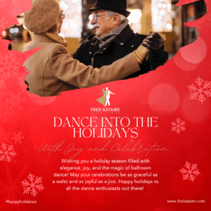 Step In. Kick Back. Read Up. Dance On! - Copy of Happy Holidays Insta Square -