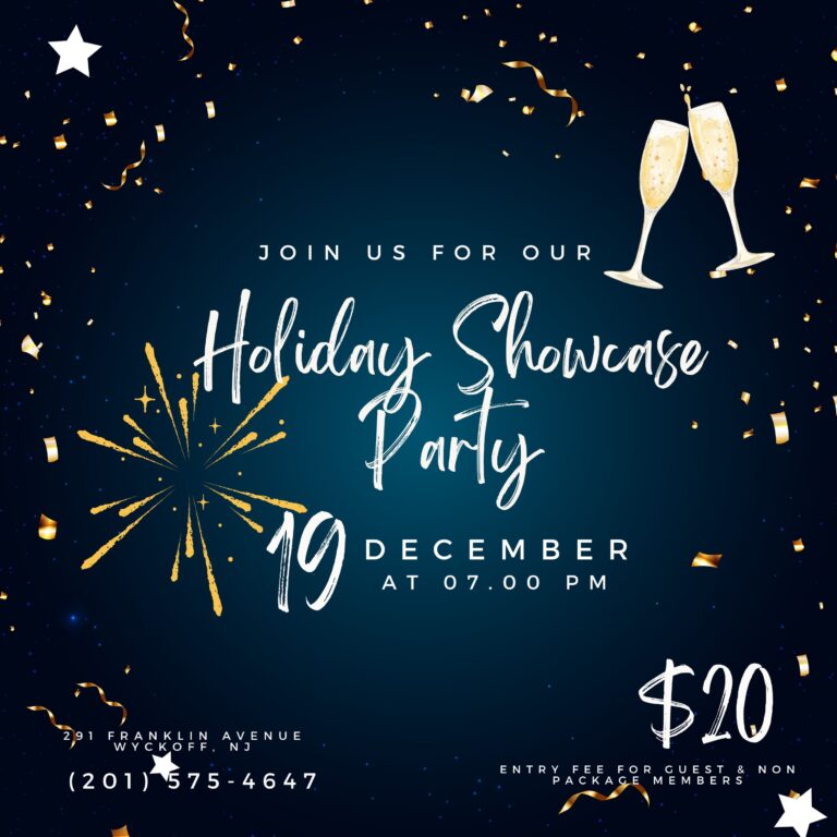 Red Modern Christmas Party Instagram Post (Instagram Post)